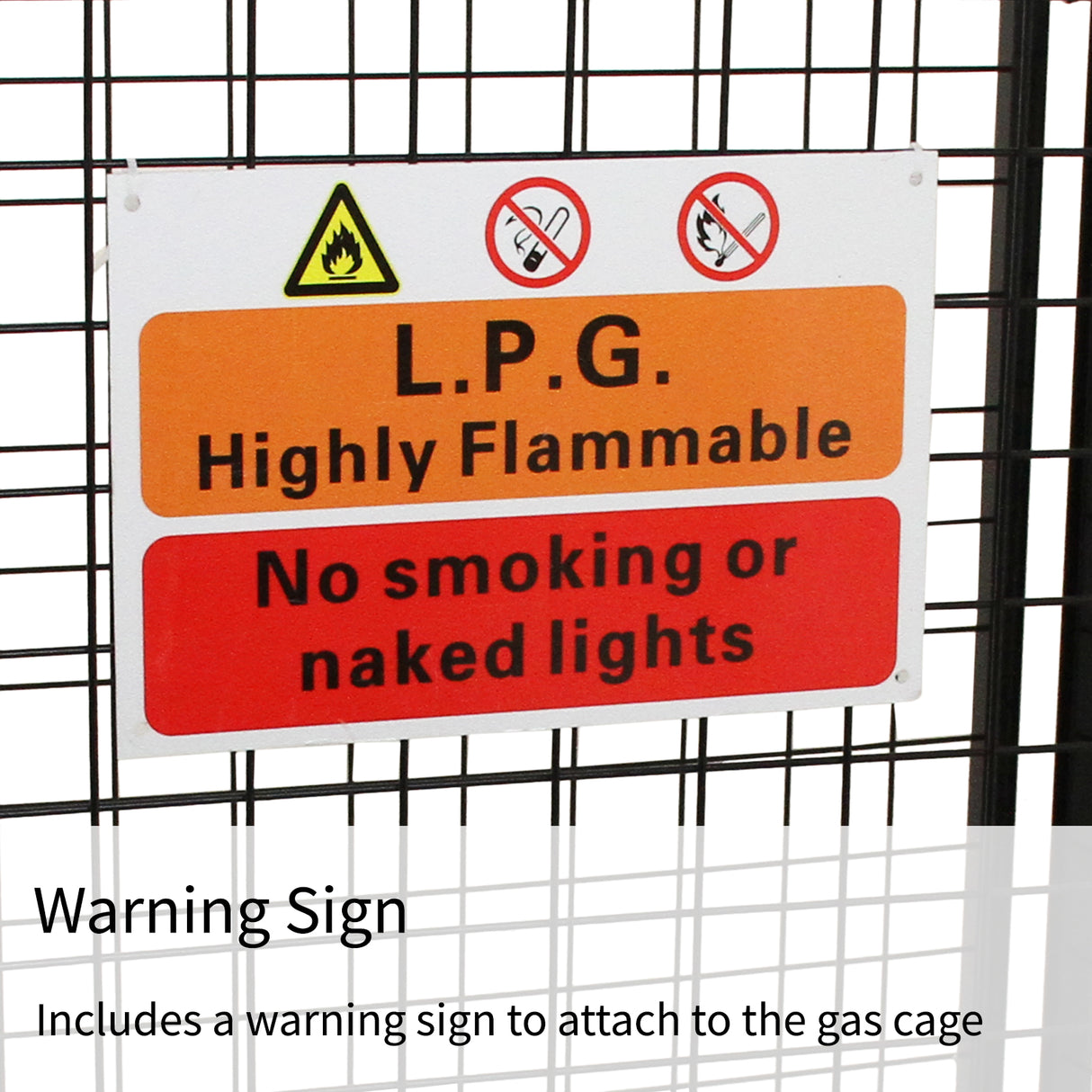 Gasflaschen-Depot Gasflaschenlagerung 100cm