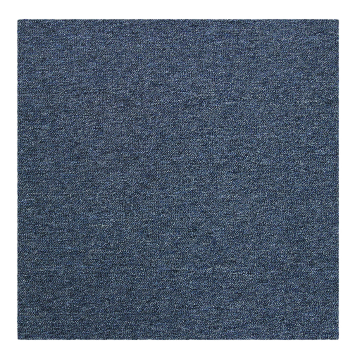 Sturmblauer Teppichfliesen mit feiner Textur, quadratisch, ideal für moderne Innenräume, strapazierfähig und pflegeleicht, 40 Stück für 10 m²