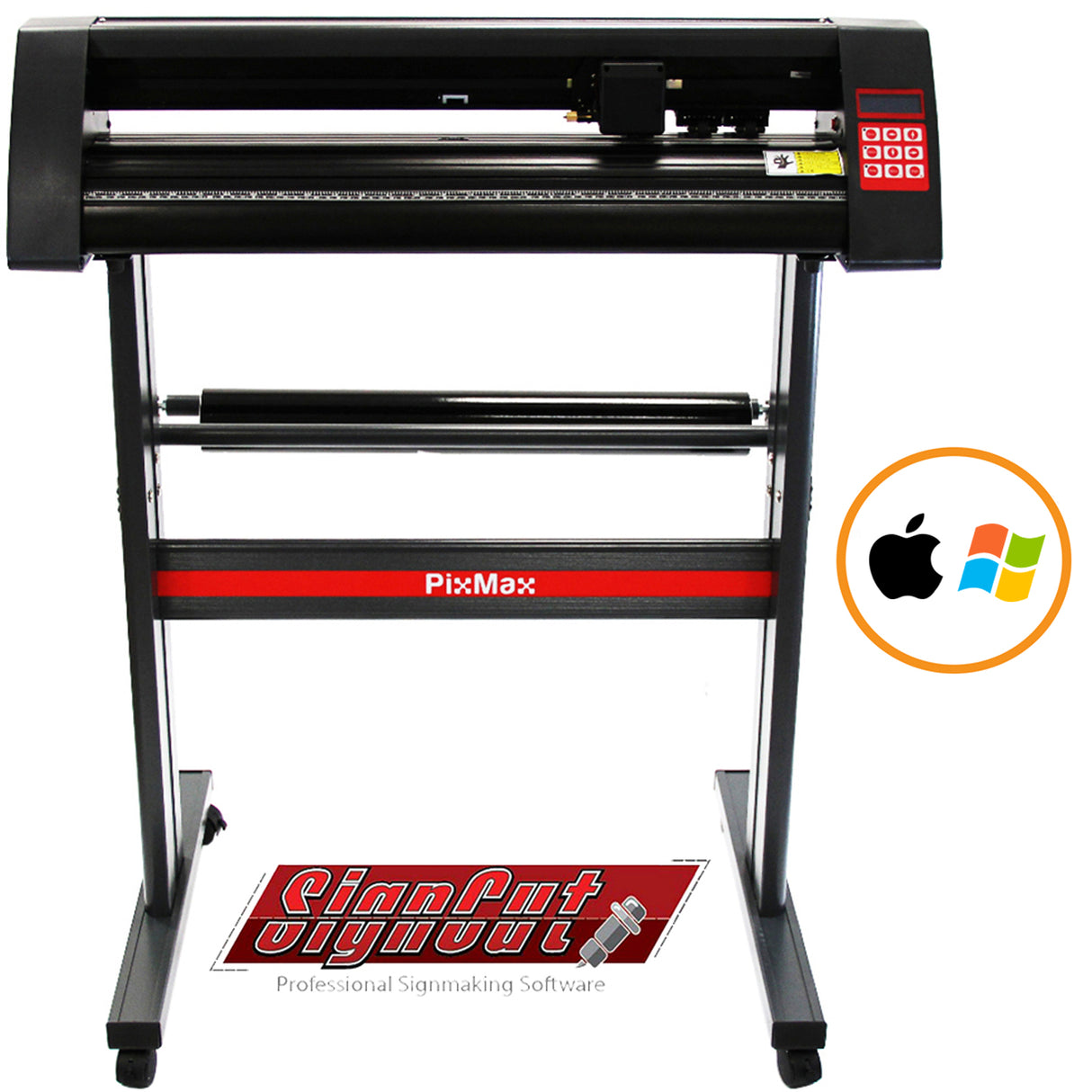 PixMax 720mm Schneideplotter für Windows & Mac mit Software
