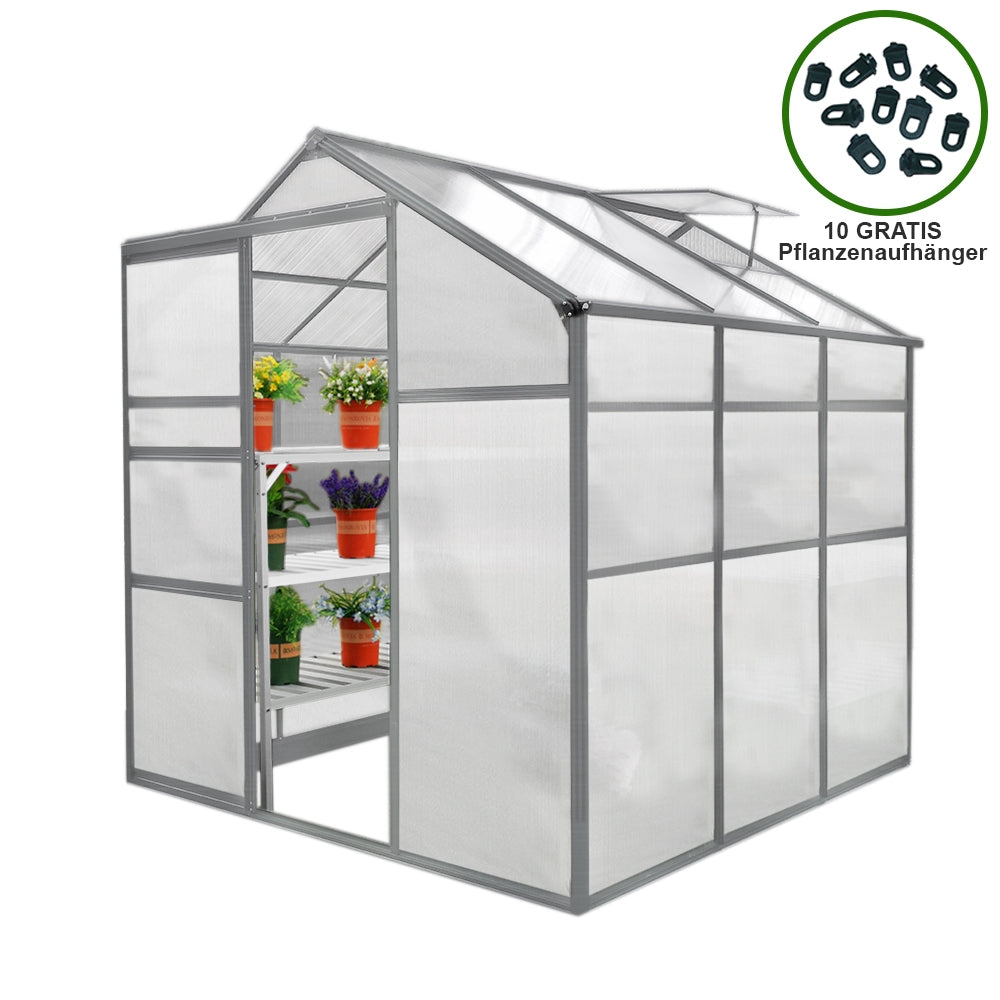 Gewächshaus 1.8m x 1.8m ohne Boden