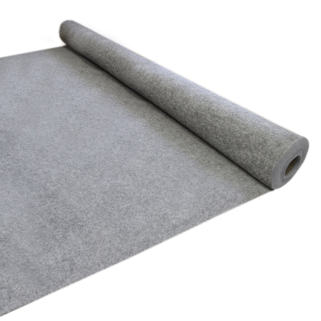 Rauchgraue Transporterverkleidung aus robustem Material, 11 m² groß, mit weicher, filzartiger Textur, ideal für VW Caddy Regalsysteme