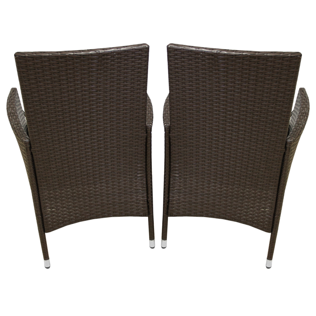 Jardí Rattan Bistro Set Braun