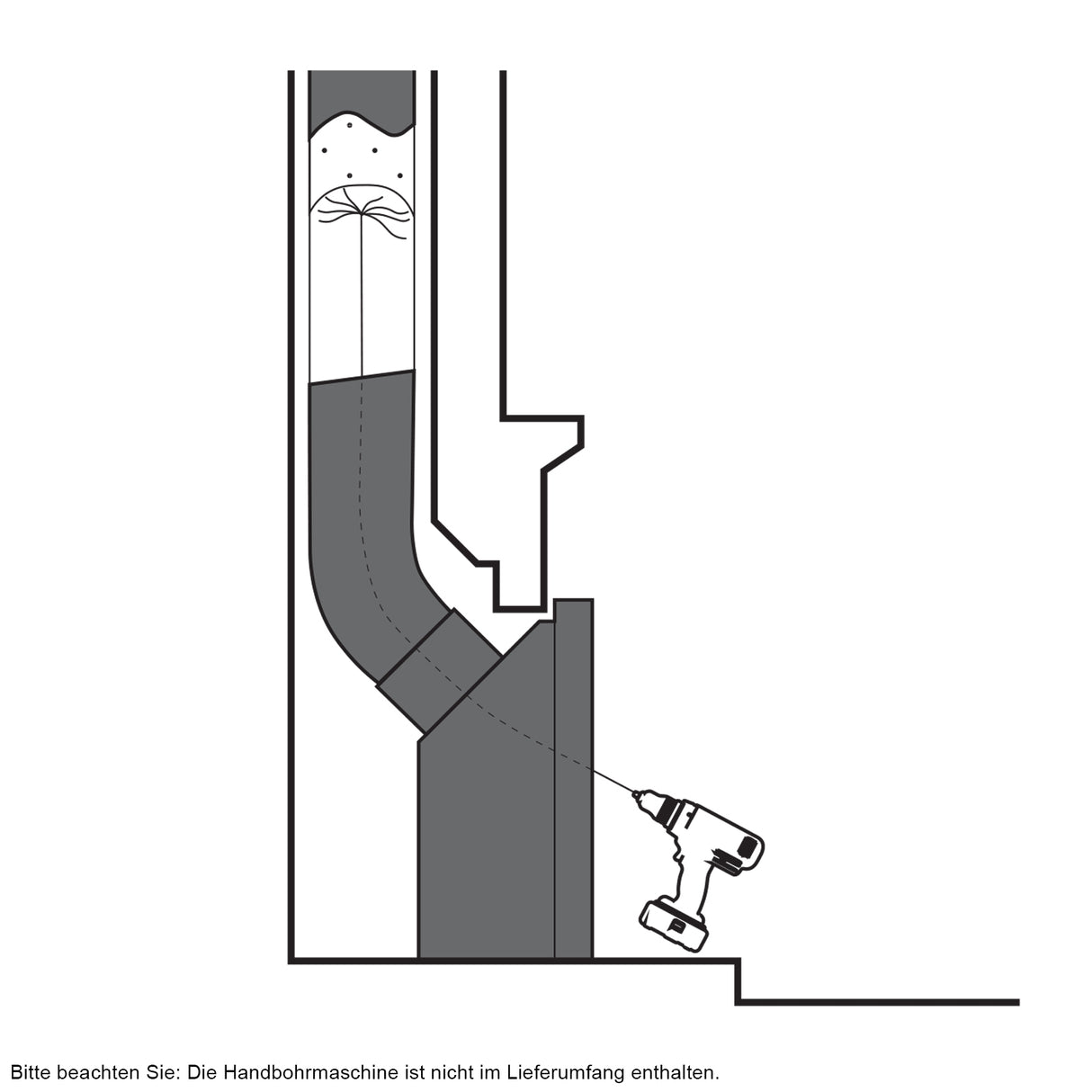Bohrer Schornsteinbürste 12m