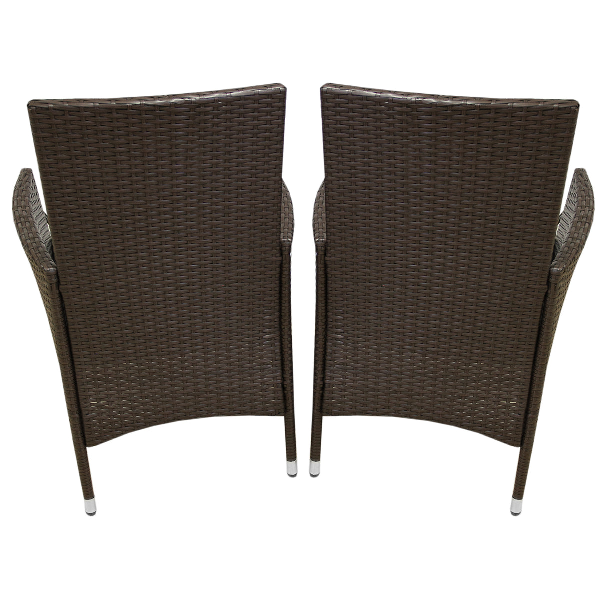 Jardí Rattan Bistro Set Braun