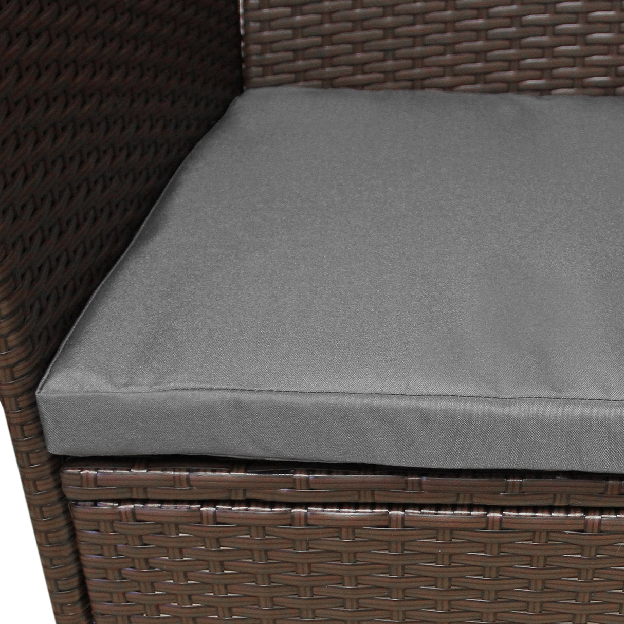 Jardí Rattan Bistro Set Braun