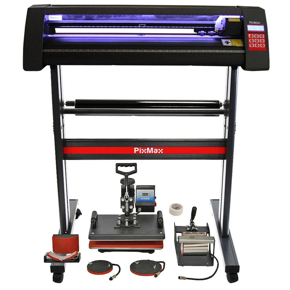 720mm LED Schneideplotter, 5 in 1 Hitzepresse & Signcut Pro