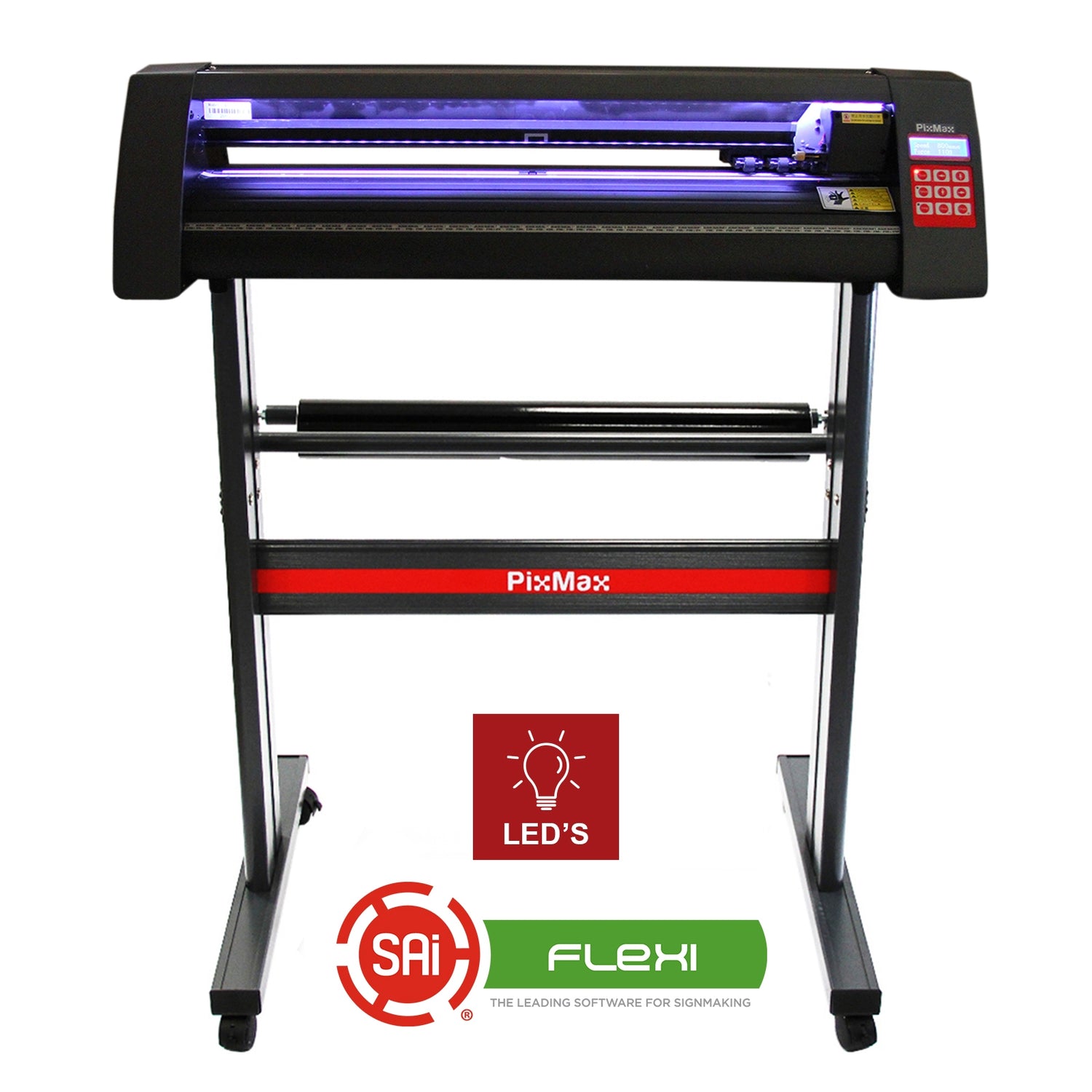 720 LED Schneideplotter mit Ständer & Flexistarter Software