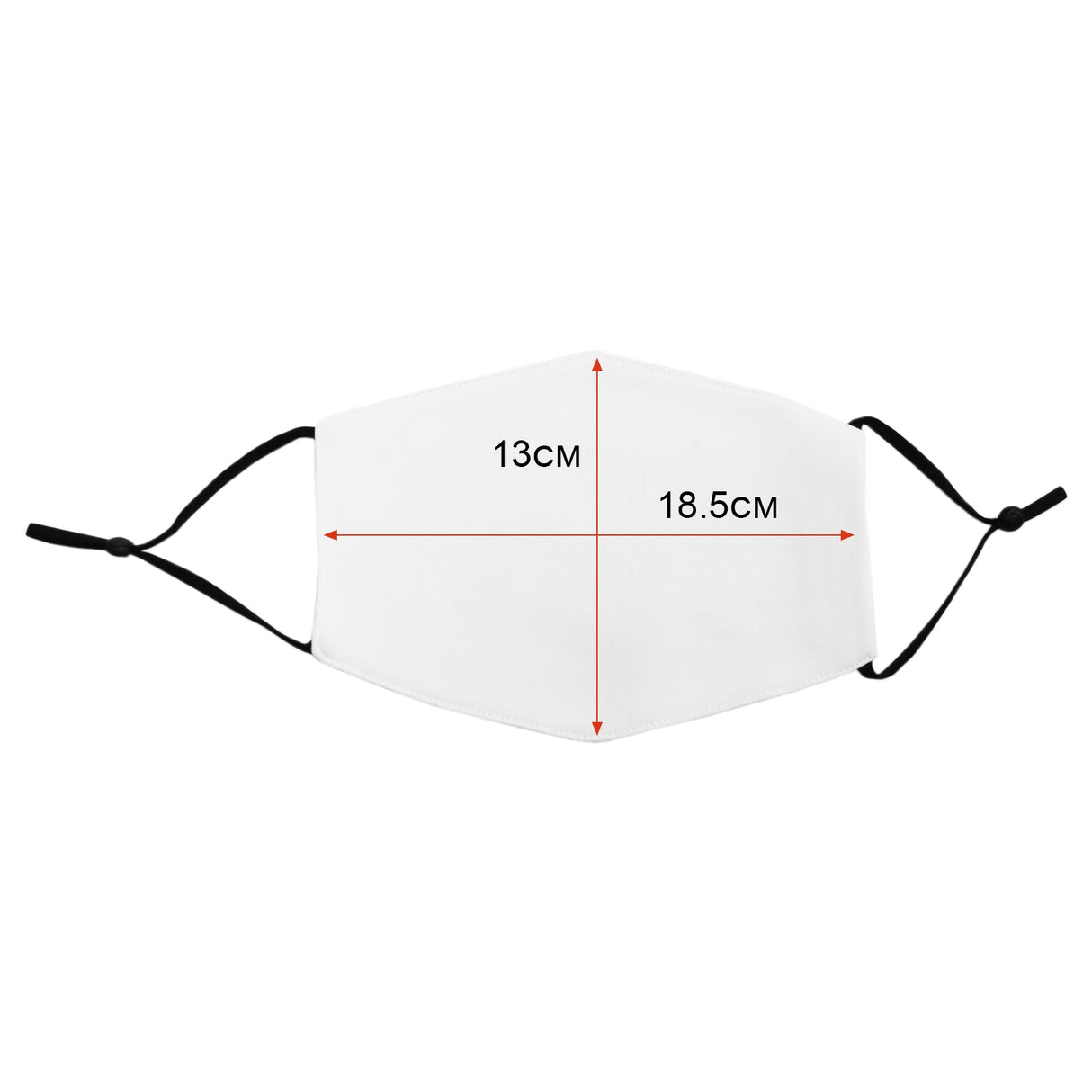 Gesichtsmasken - Groß / 50er Packung
