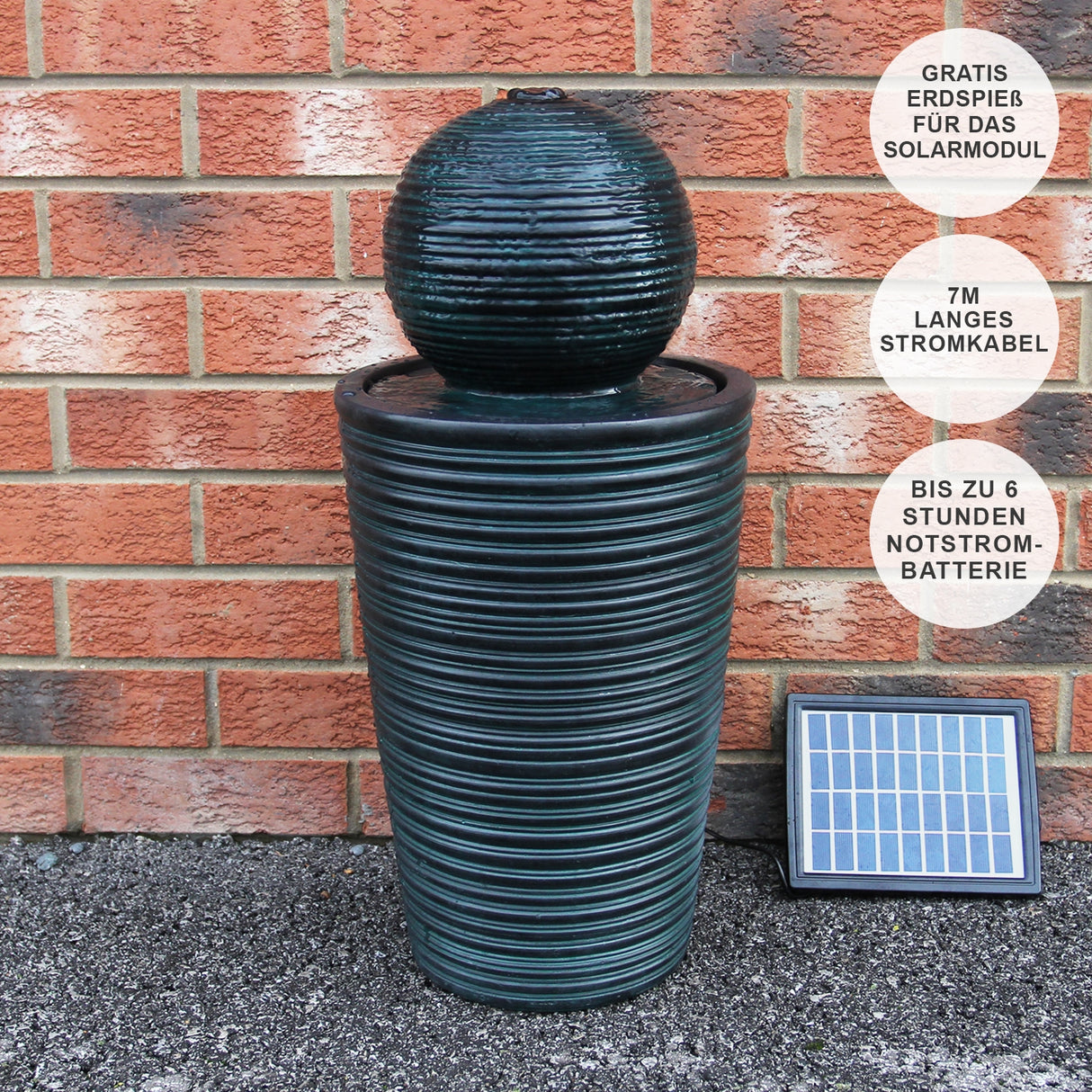 Kugelbrunnen Schwarz