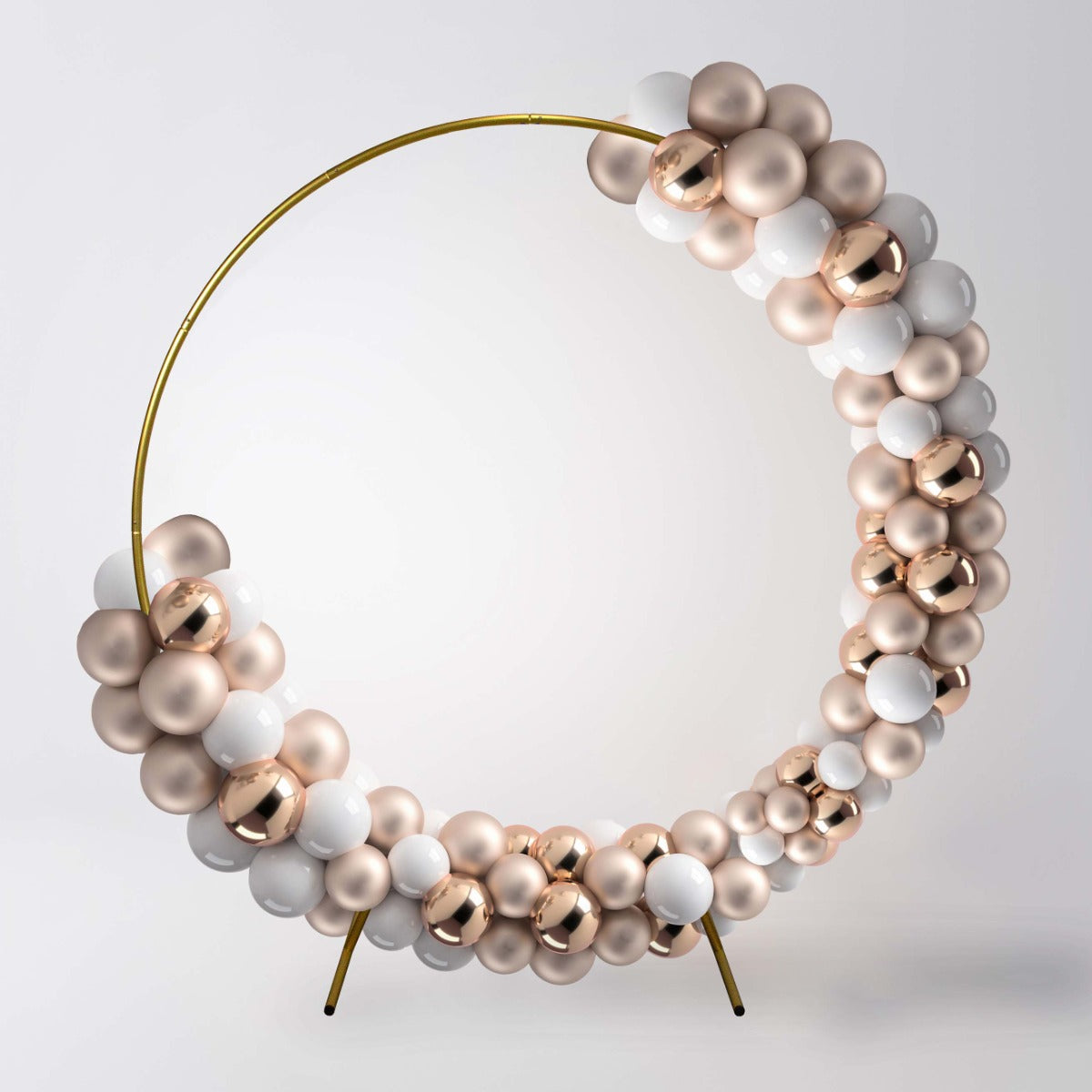 Hochzeit Ballonbogen Gold 200cm