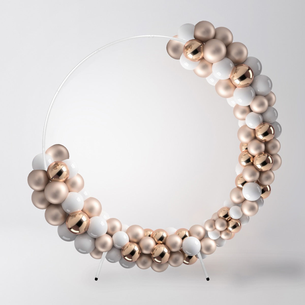 Hochzeit Ballonbogen Weiß 200cm