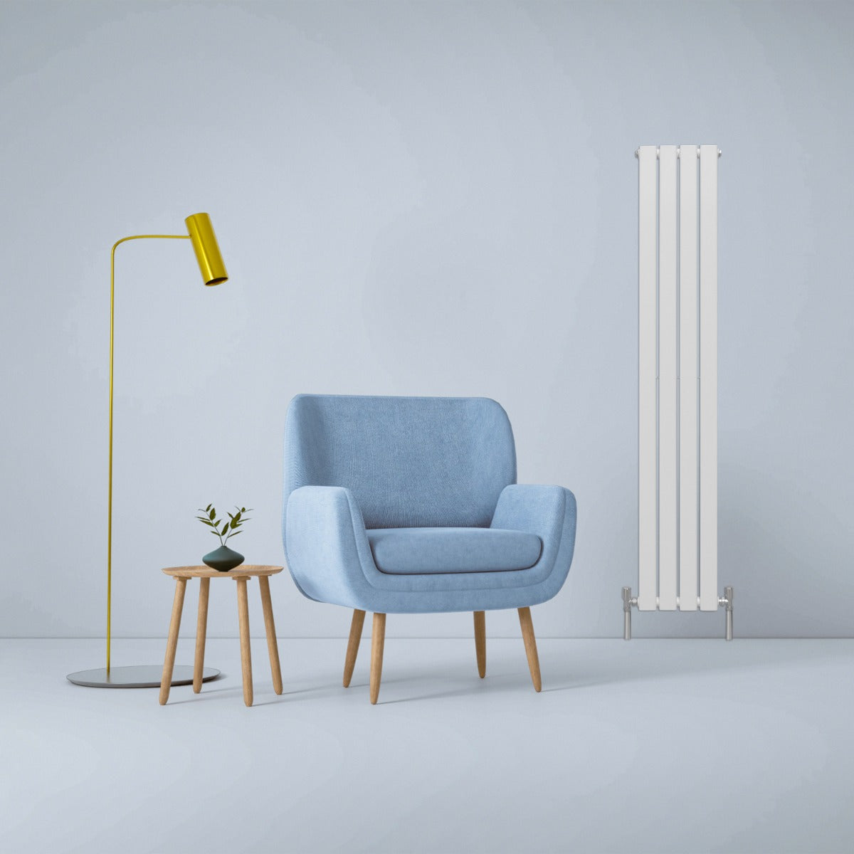 Paneelheizkörper Glänzendes Weiß 1600mm x 280mm