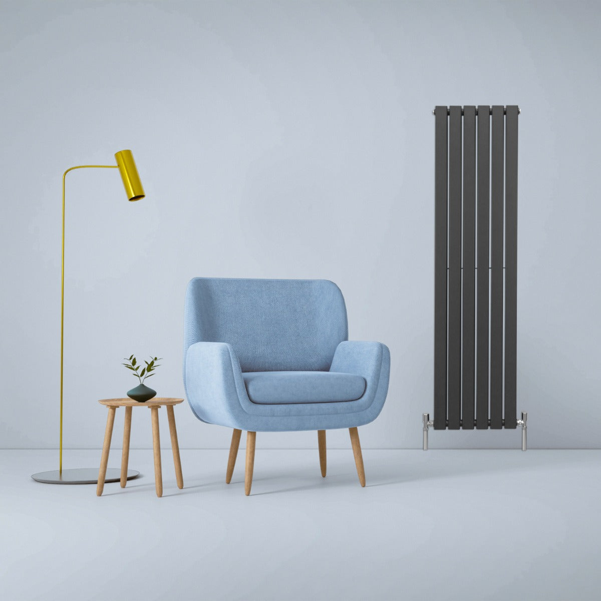 Paneelheizkörper Anthrazit Grau 1600mm x 420mm