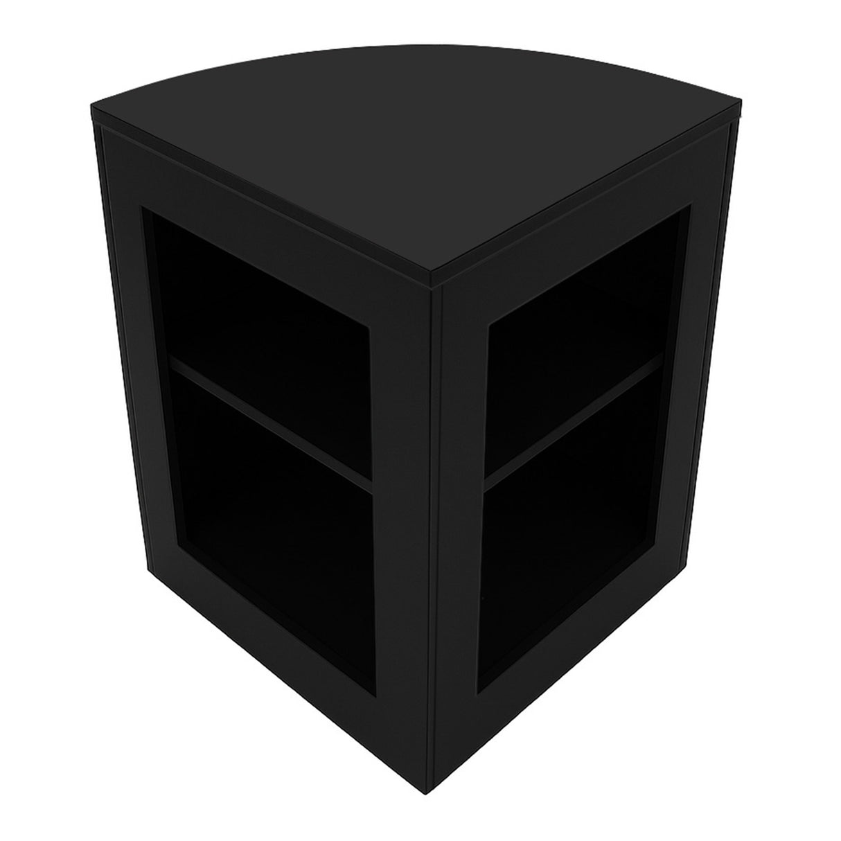 Adonis LED Ladentheke Set CM60 + B1200 + C1200 – Schwarz