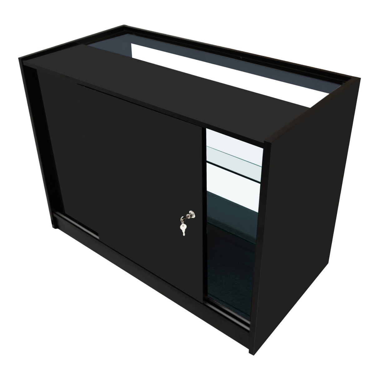 Apollo LED Verkaufstheken-Set LM60 + K1200 (2 Stück) – Schwarz