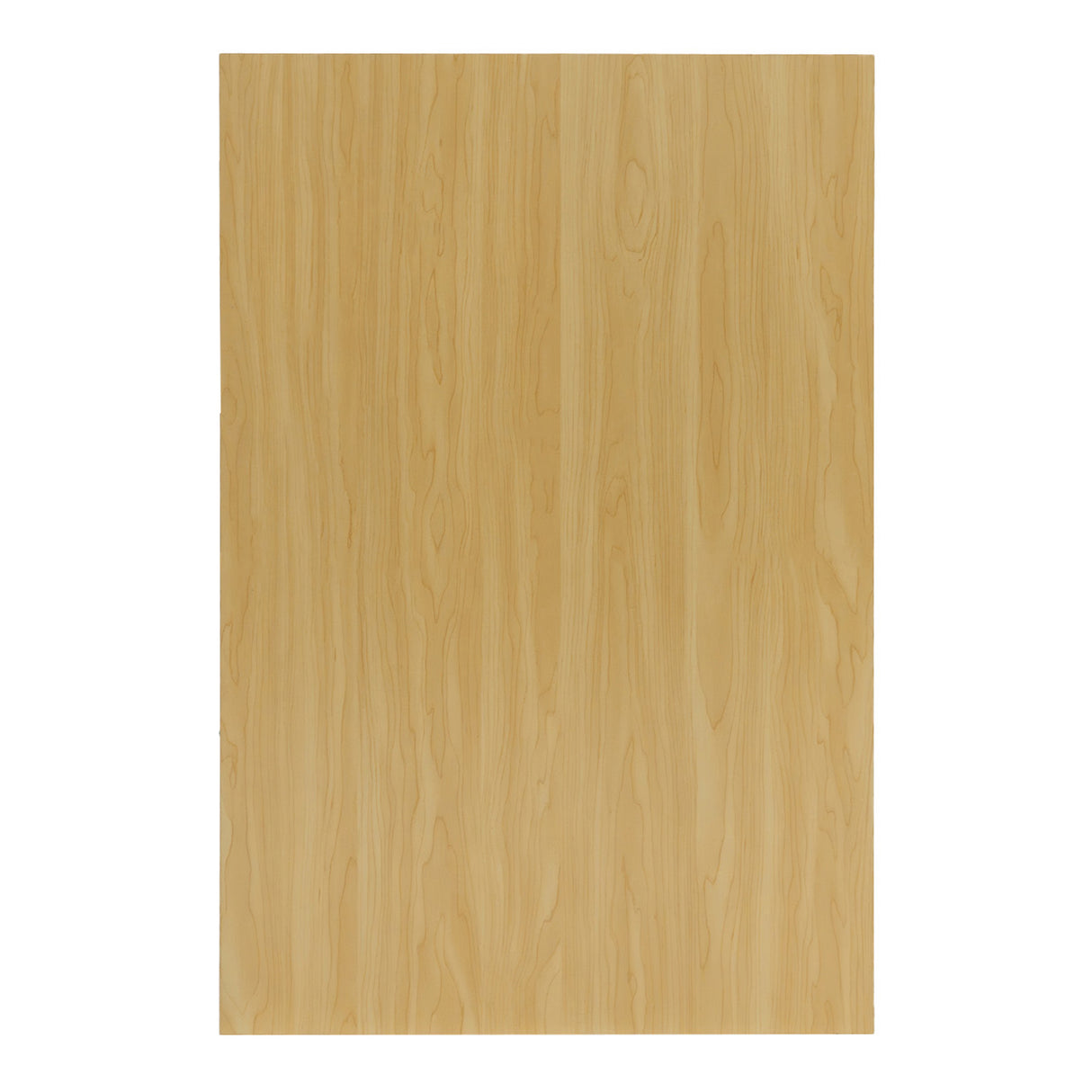 Helle Ahorn-Oberfläche mit feiner Holzmaserung, ideal für Verkaufstheken, bietet eine glatte, natürliche Textur und ansprechendes Design