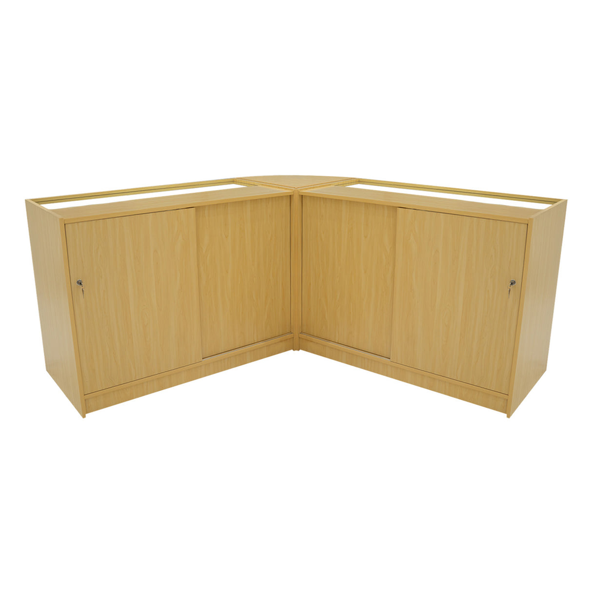 Apollo LED Verkaufstheken-Set LM60 + K1200 (2 Stück) – Ahorn