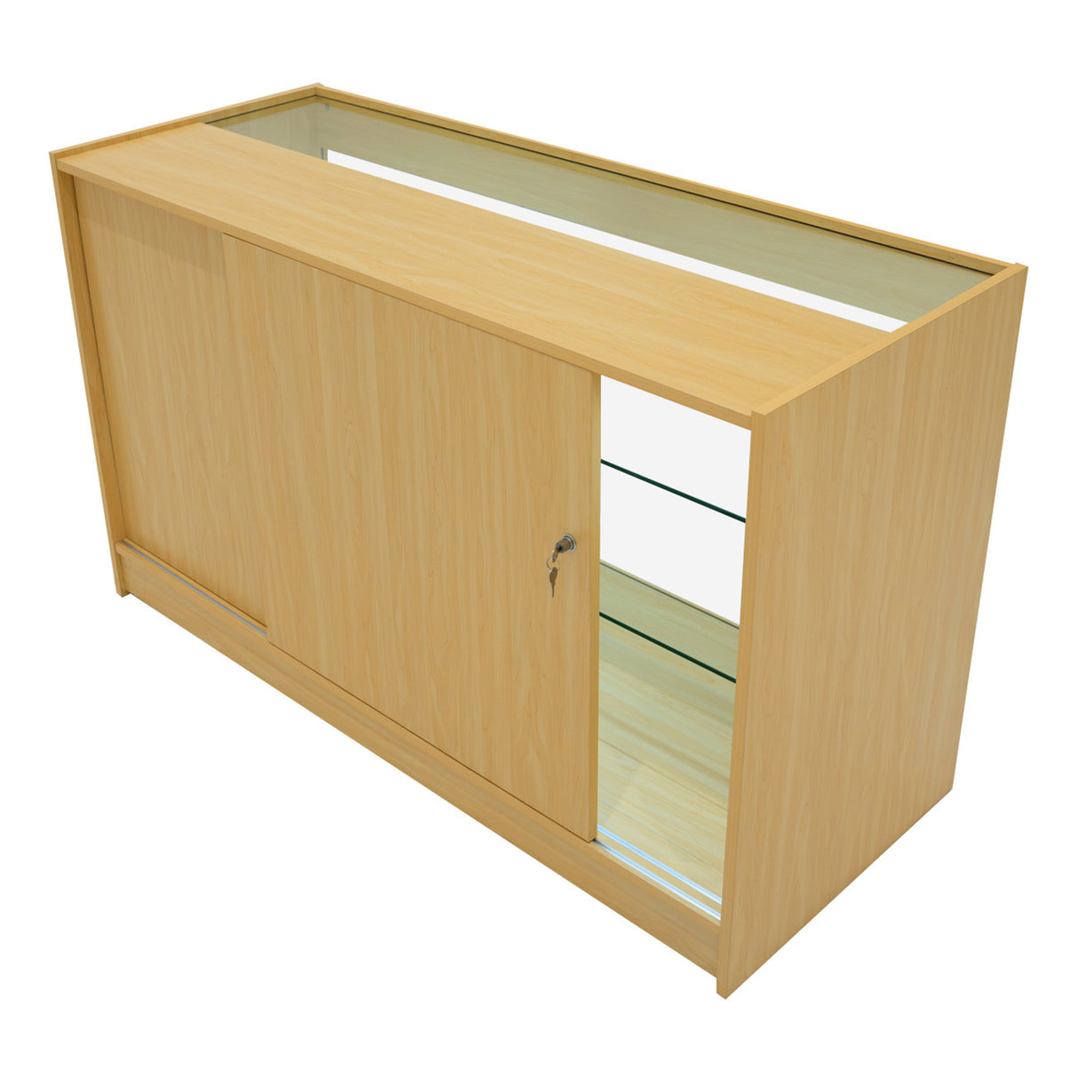 Vega LED Verkaufstheken-Set CM60 + C1500 + K1500 + TB60 – Ahorn