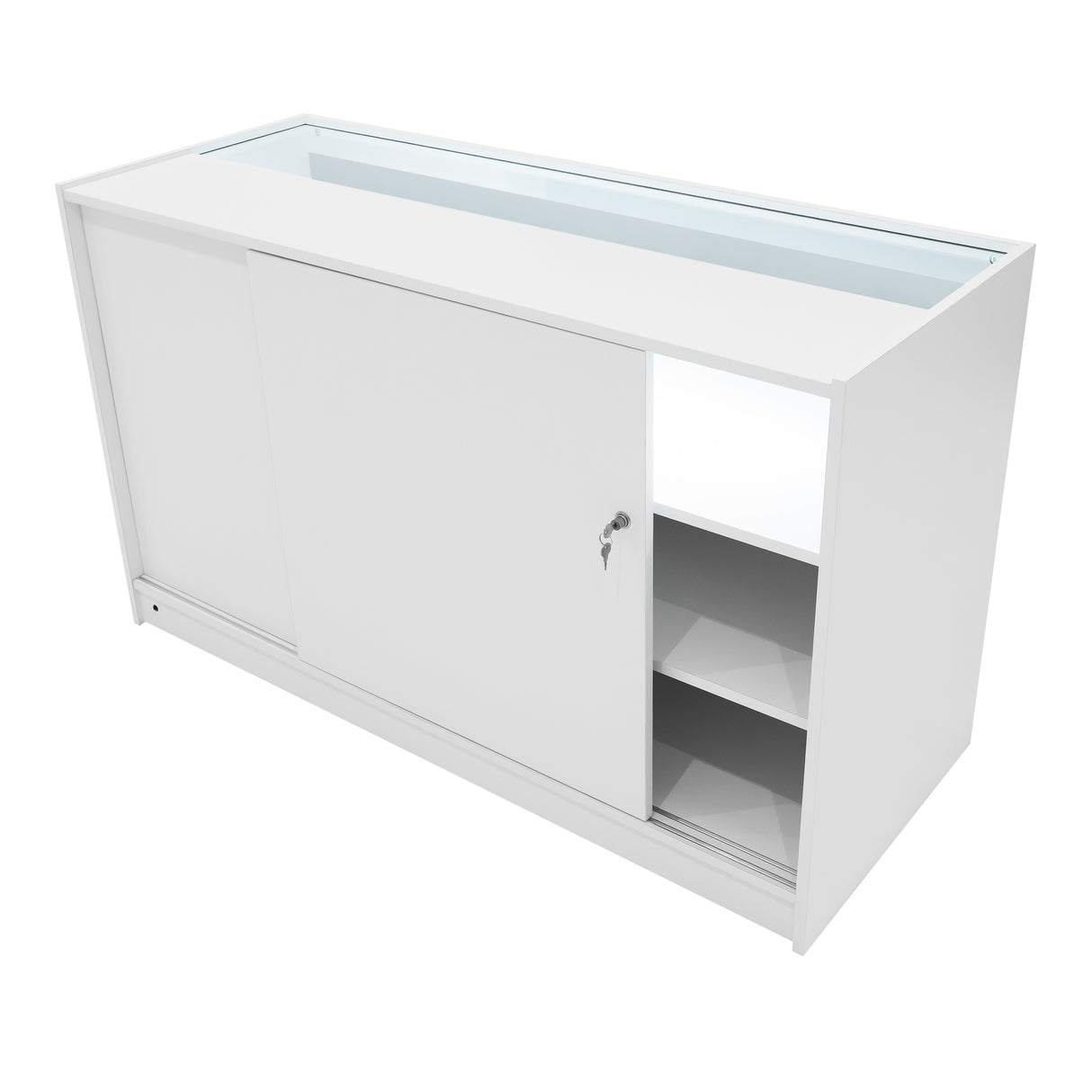 Phoenix LED Verkaufstheken-Set CM60 + C1500 (2 Stück)+ TB60 – Weiß
