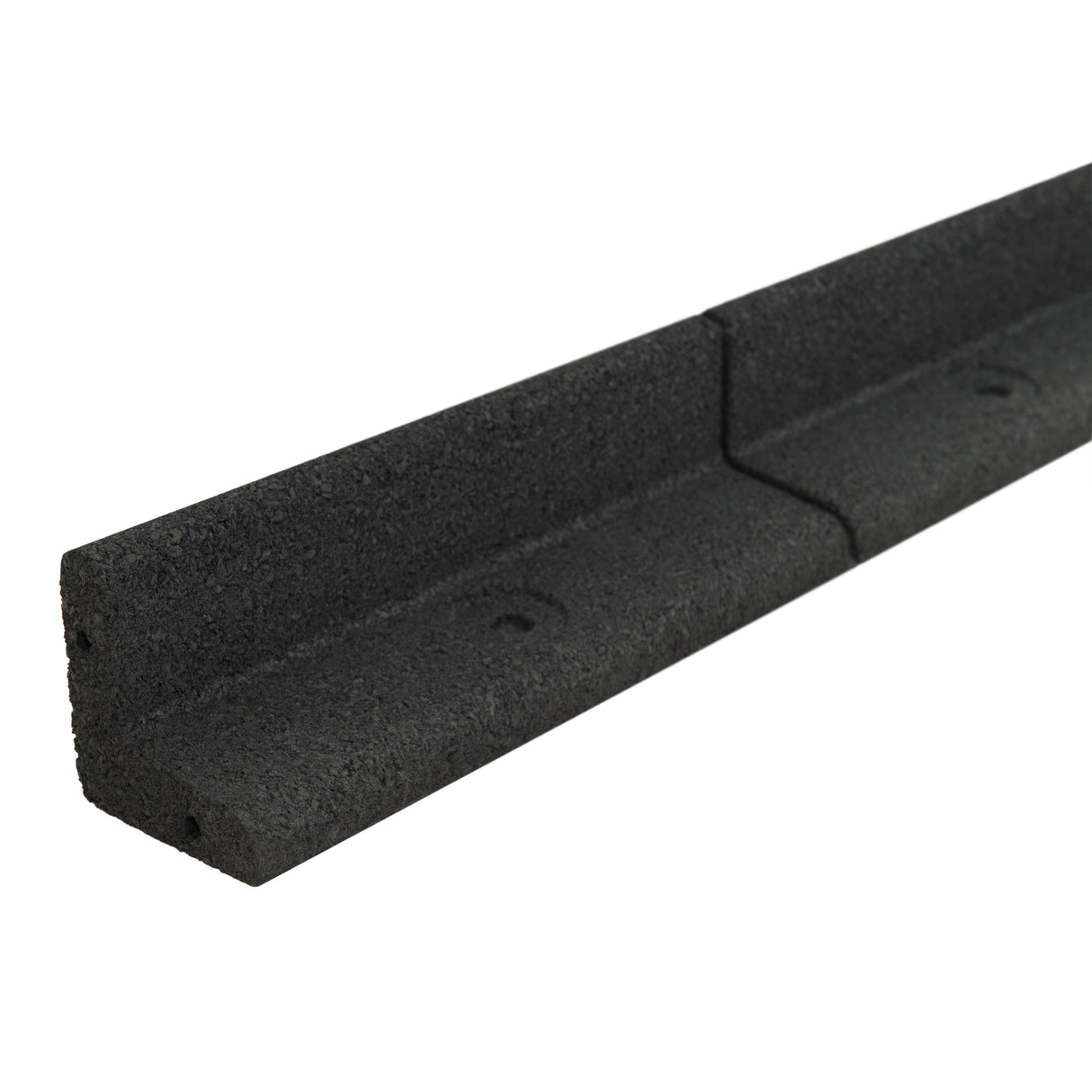 Flexible Rasenkante 4 x 1,2 m mit Gummihammer - Schwarz
