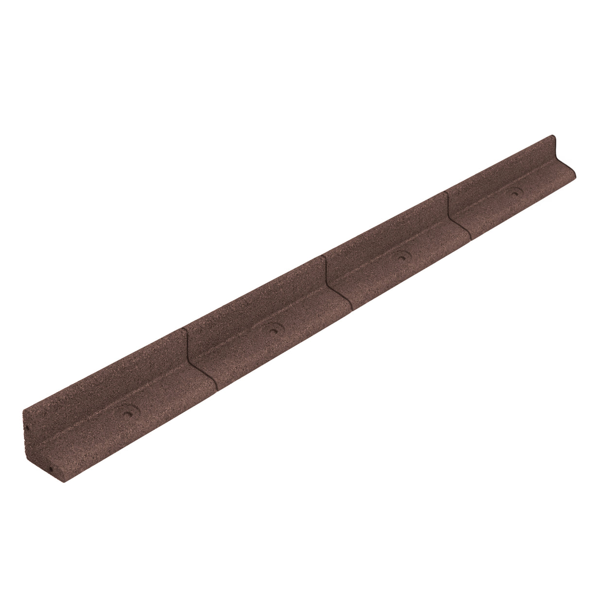 Flexible Rasenkante 8 x 1,2 m mit Gummihammer - Braun