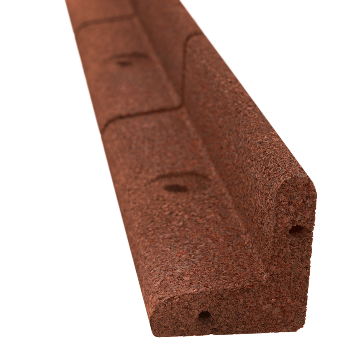Flexible Rasenkante 4 x 1,2 m mit Gummihammer - Terrakotta