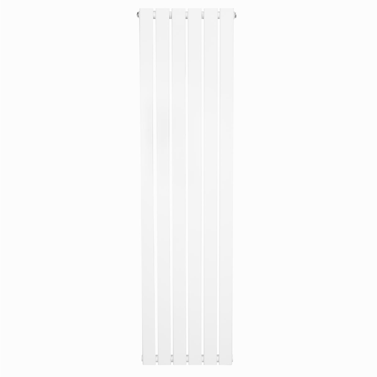 Flachheizkörper in Weiß, 1600mm x 420mm, mit schlankem, vertikalem Design und glatter, glänzender Oberfläche, ideal für moderne Räume