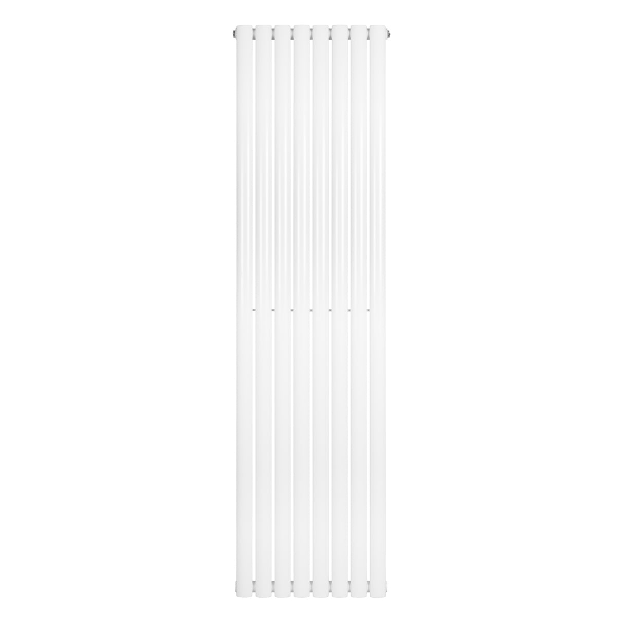Hochformatiger Gliederheizkörper in Weiß, 1800mm x 480mm, mit glatter Oberfläche und eleganten, vertikalen Lamellen für moderne Innenräume