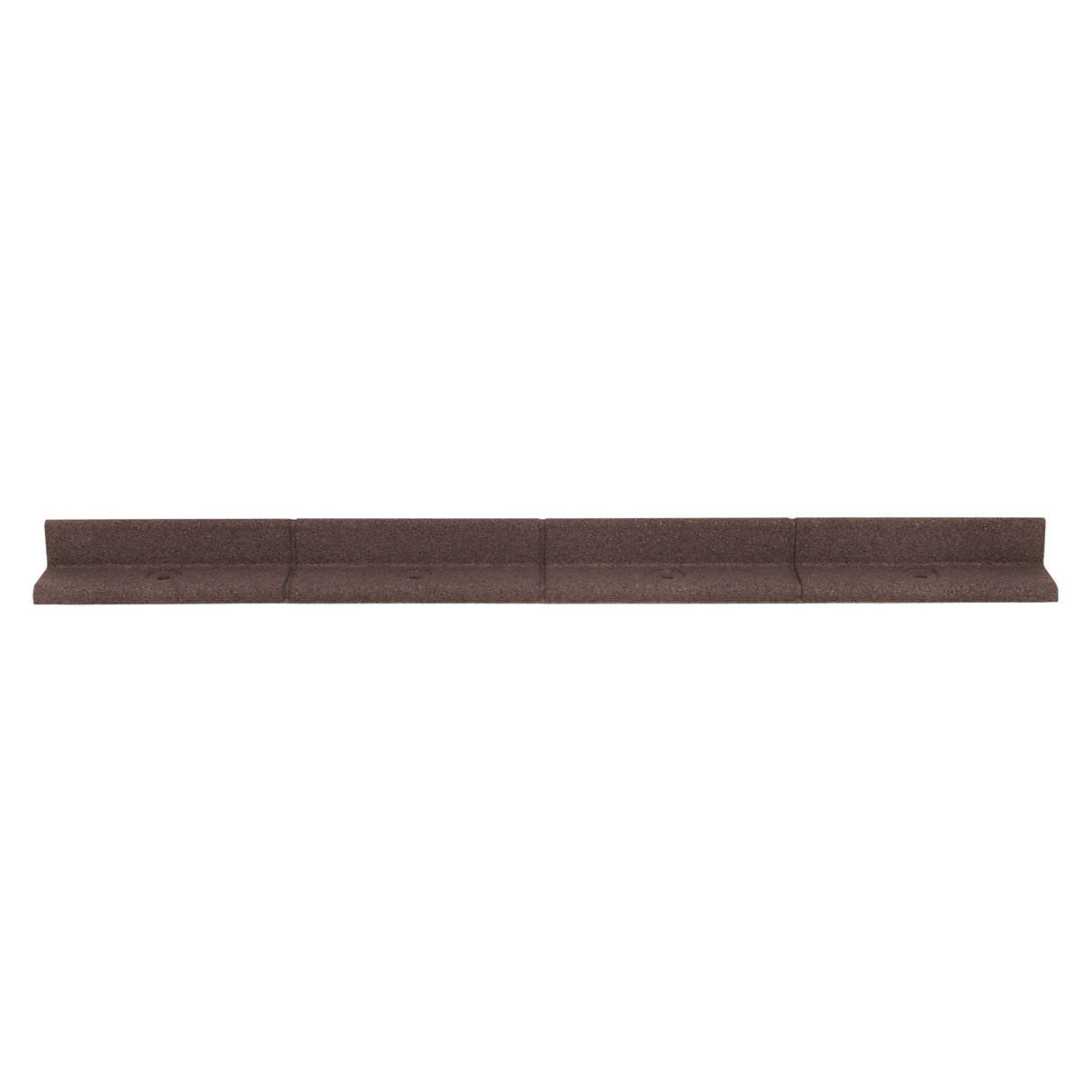 Flexible Rasenkante 6 x 1,2 m mit Gummihammer - Braun