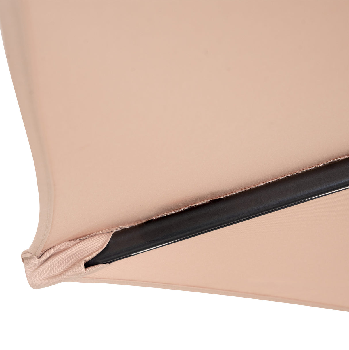 Ausleger-Sonnenschirm 3m mit Beschwerungsfuß - Beige