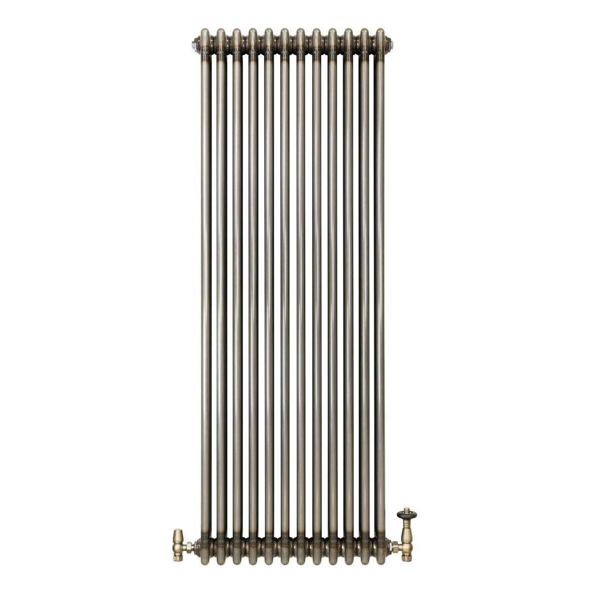 Klassischer 3-Säulen-Heizkörper mit TRV – 1500 x 560 mm - Rohmetall