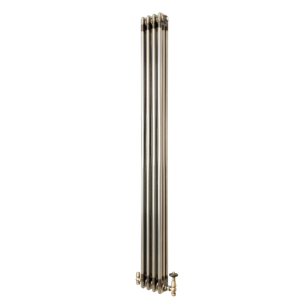 Klassischer 3-Säulen-Heizkörper mit TRV – 1800 x 200 mm - Rohmetall