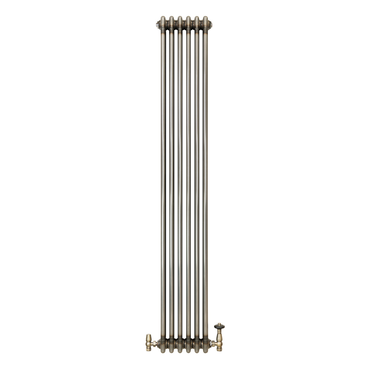 Klassischer 3-Säulen-Heizkörper mit TRV – 1800 x 290 mm - Rohmetall