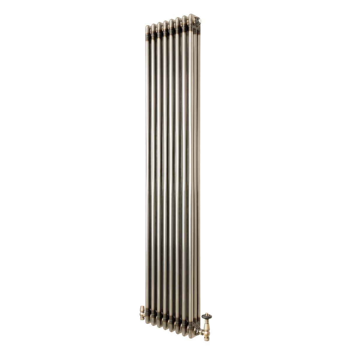 Klassischer 3-Säulen-Heizkörper mit TRV – 1800 x 380 mm - Rohmetall