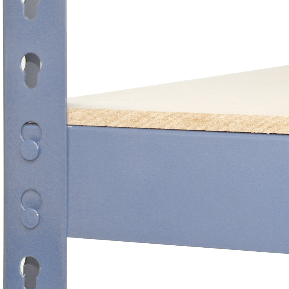 Graues Metallregal mit stabilen Regalböden, 120 x 50 x 180 cm, ideal für Lagerung und Organisation, langlebig und robust, modernes Design