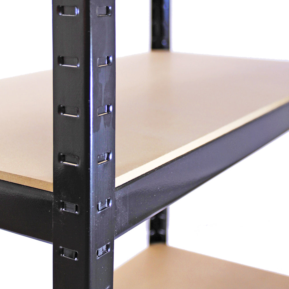 3 x Monster Racking T-Rax 90cm Lagerregal Schwarz