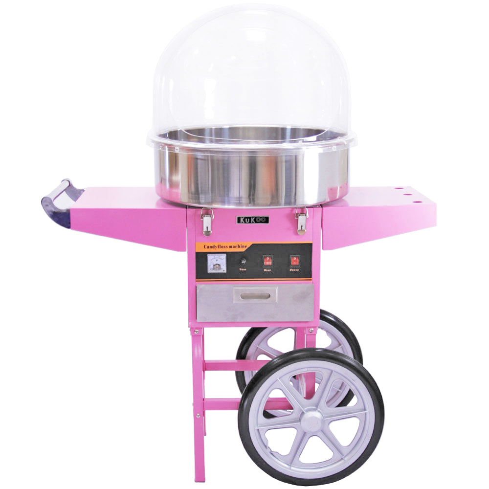 KuKoo Zuckerwattemaschine mit Wagen