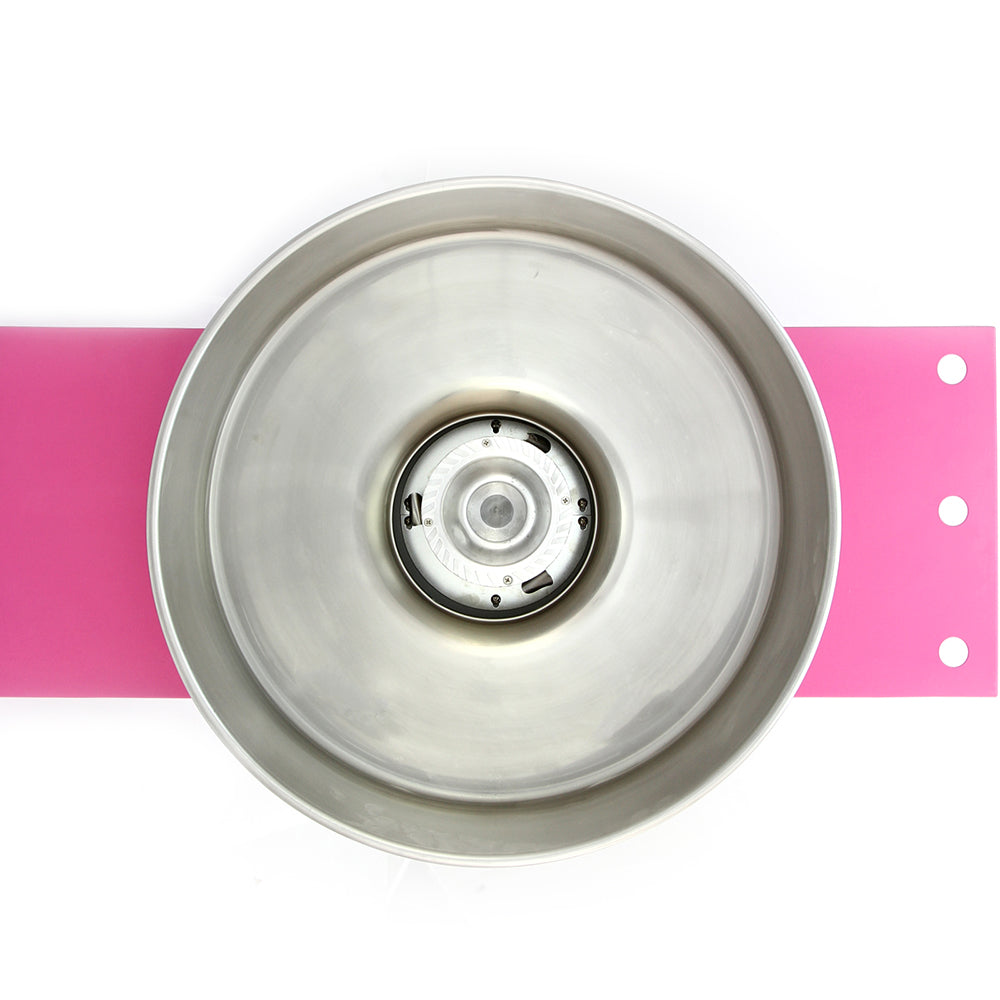 KuKoo Rosa Zuckerwattemaschine & Wagen