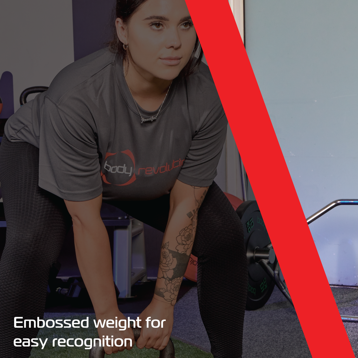 Gusseisen-Kettlebell mit 2 kg, schwarz, runde Form, strukturierte Oberfläche für besseren Halt, ideal für Krafttraining und Fitnessübungen