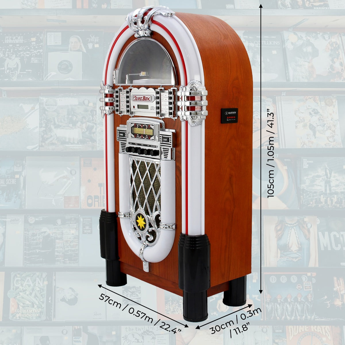 Monstershop Jukebox Retro 50er Jahre Musikbox Sound System