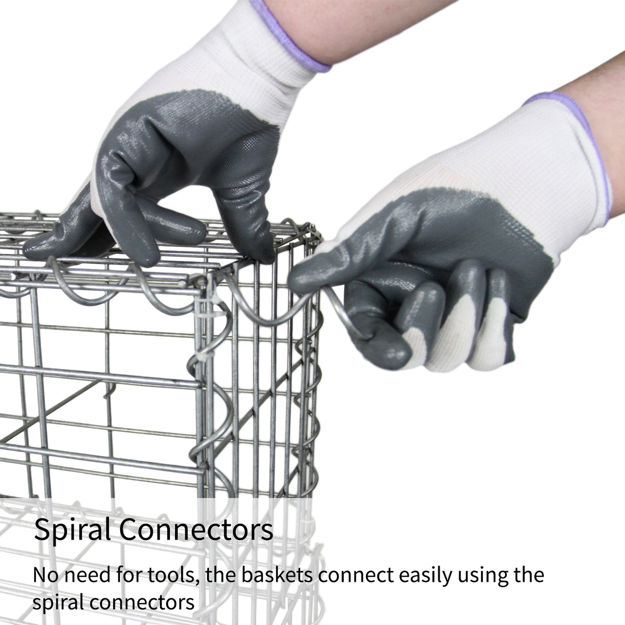 Gabionenkörbe 100 x 30 x 30cm / 6 Körbe