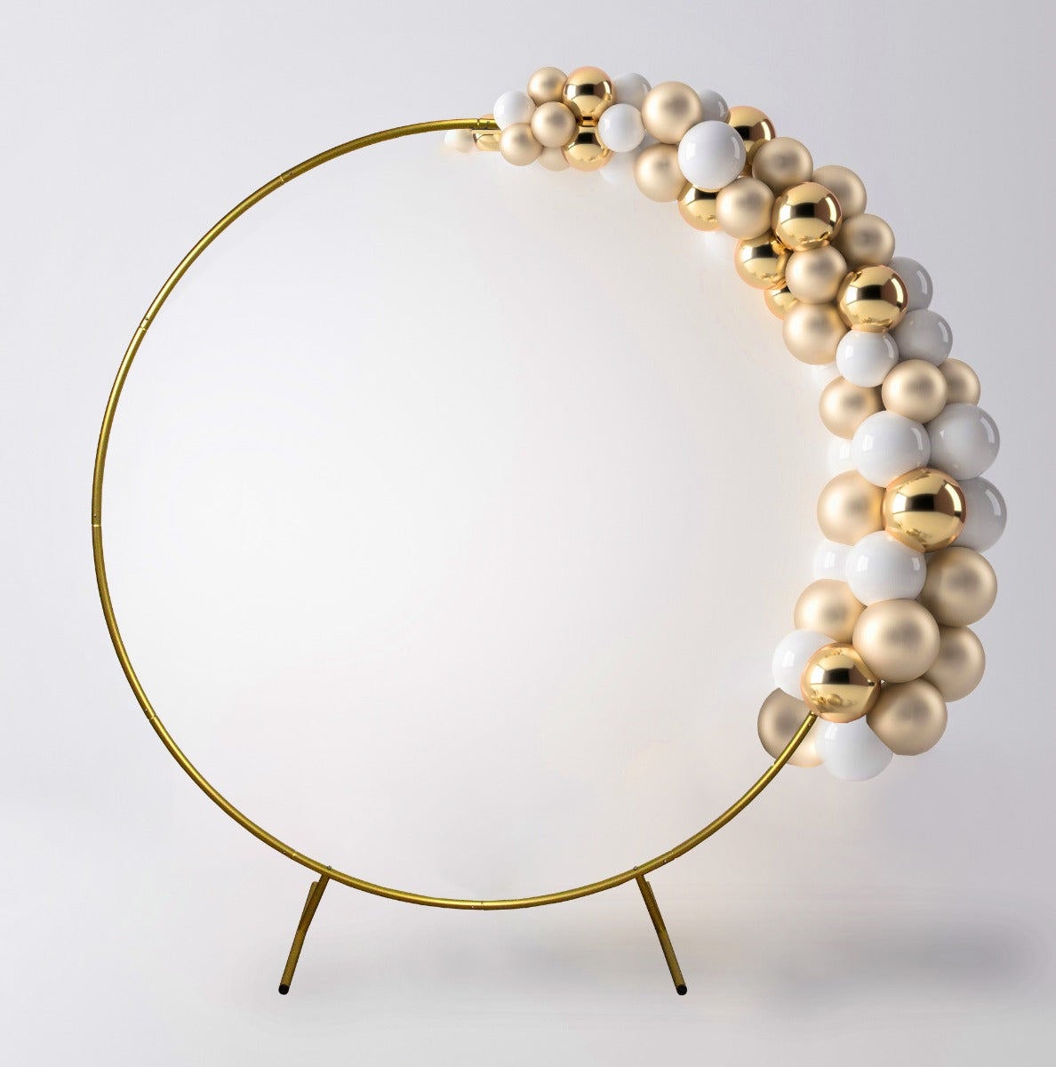 Hochzeit Ballonbogen Gold 200cm