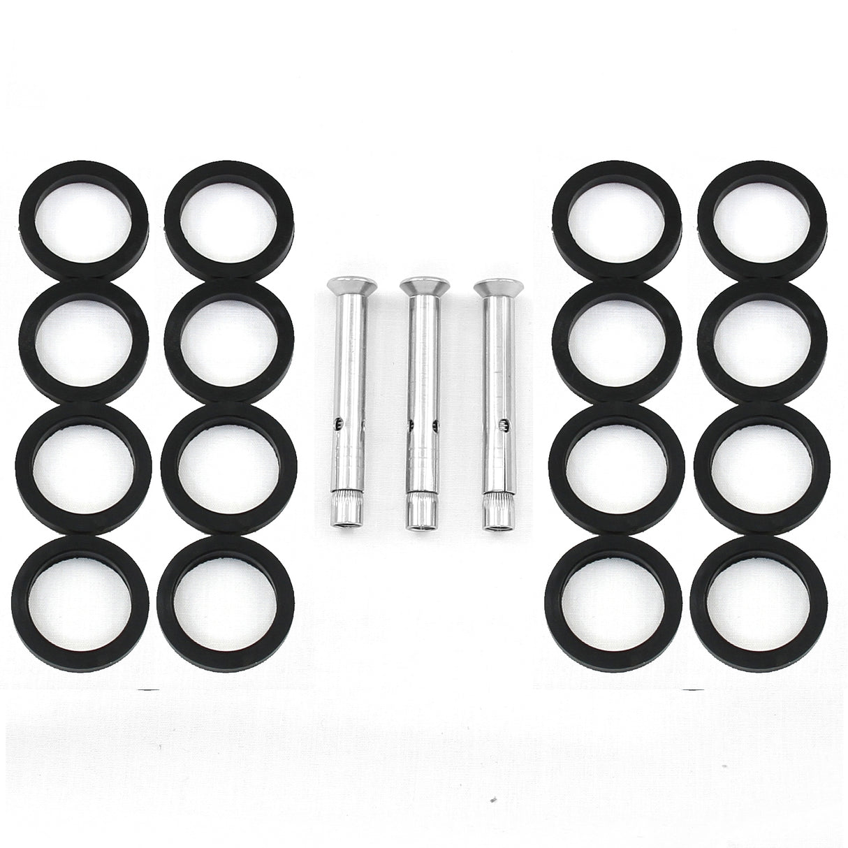 MonsterShop Edelstahl Balustrade Mittelpfosten 110cm H