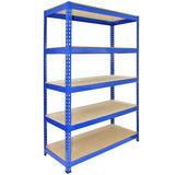 10 x Q-Rax Lagerregal in Blau 120 x 50 x 180cm