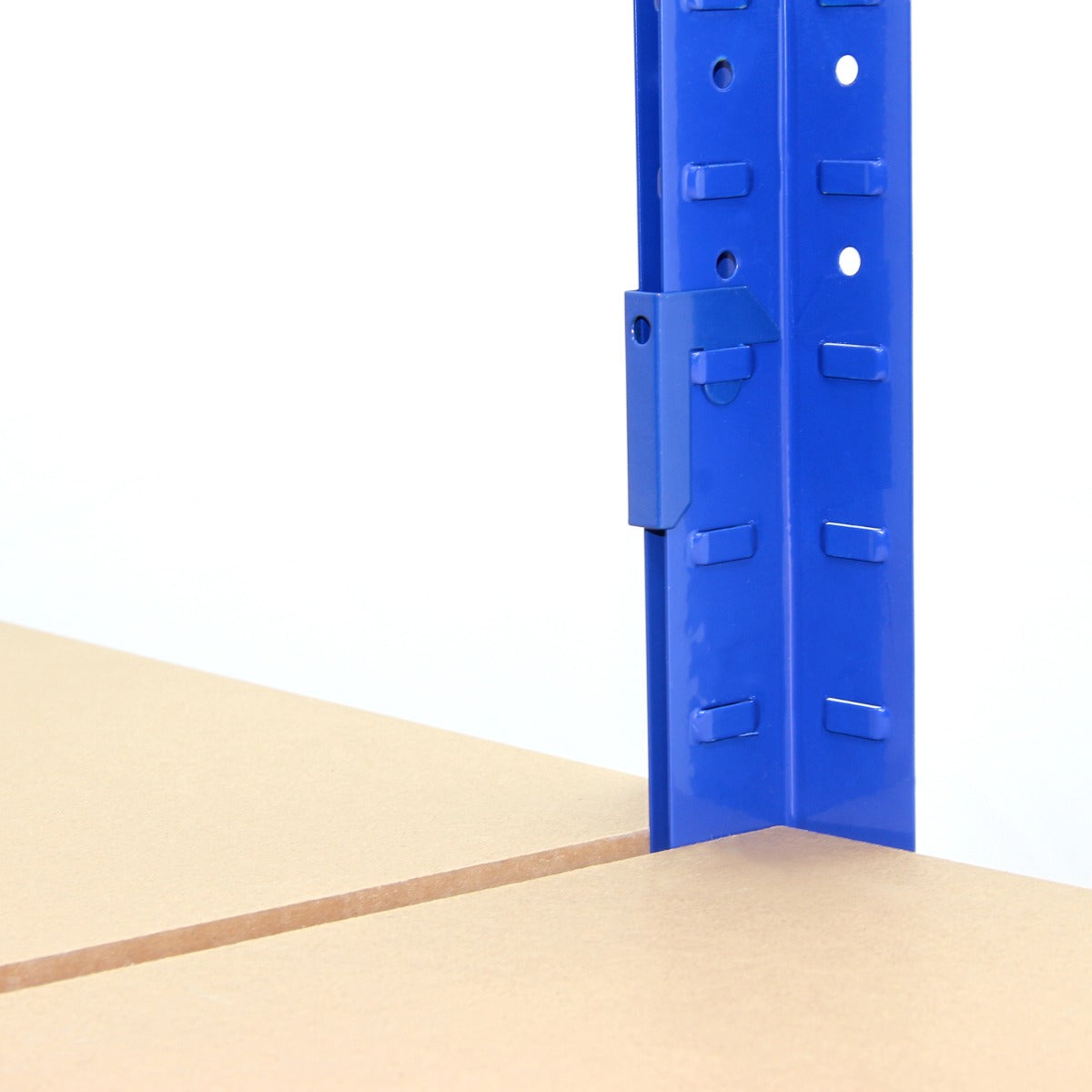 2 x T-RAX Lagerregal 75cm x 150cm x 30cm Blau mit Gratis Verbindungsstücke
