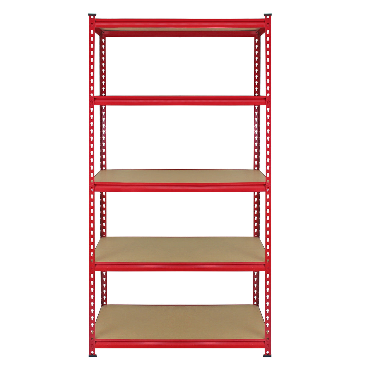 5 x Z-Rax Rot 90cm Lagerregal mit Gratis Gummihammer