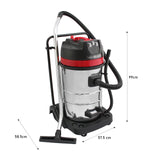 80L Industriesauger Nass & Trocken