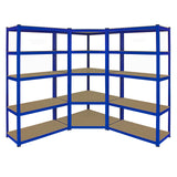 Monster Racking Sparangebot 1 x T-Rax 90cm Eckregal + 2 x T-Rax 90cm in Blau