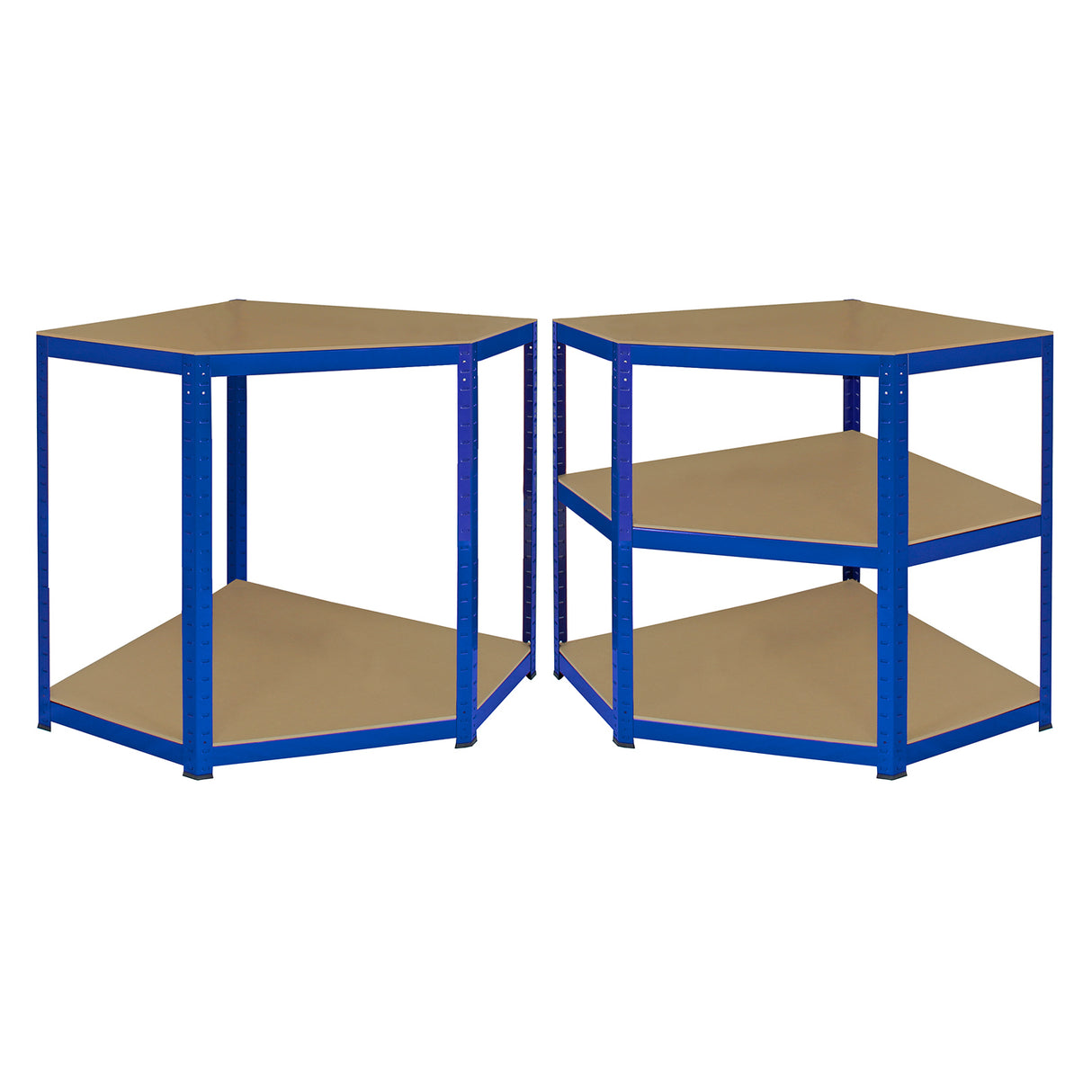 Monster Racking Sparangebot 1 x T-Rax 90cm Eckregal + 2 x T-Rax 90cm in Blau