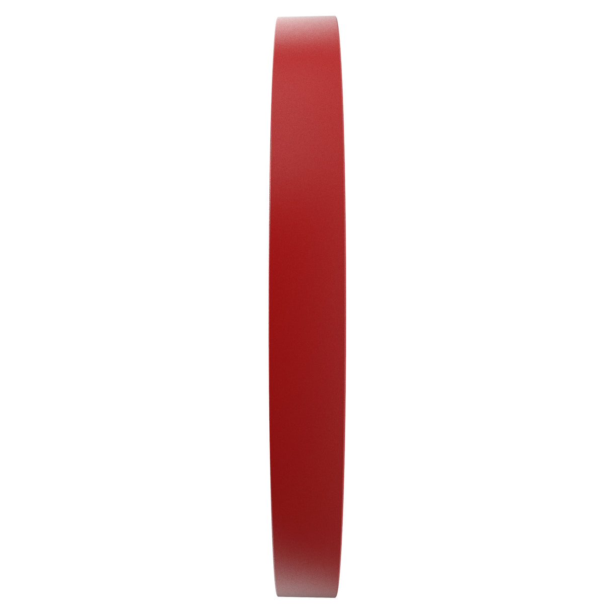 Fraktionierte Bumper-Platte in leuchtendem Rot, 2,5 kg schwer, mit glatter, robuster Oberfläche und schlanker, runder Form für vielseitiges Training